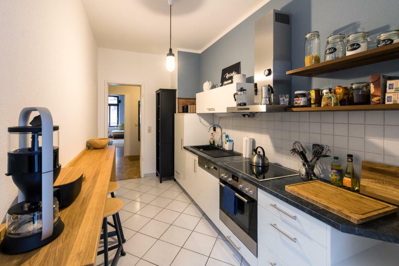Apartment Waldstrassenviertel Leipzig Exterior foto
